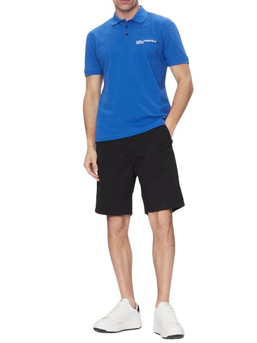 Short uomo neri in cotone Karl Lagerfeld jeans | A2M10121999